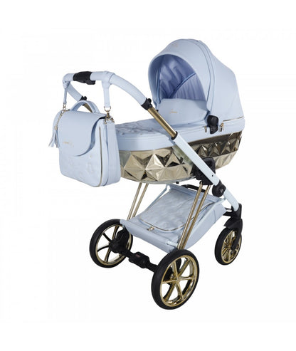 Junama Diamond CUBBY Kombi-Kinderwagen - Blue Gold