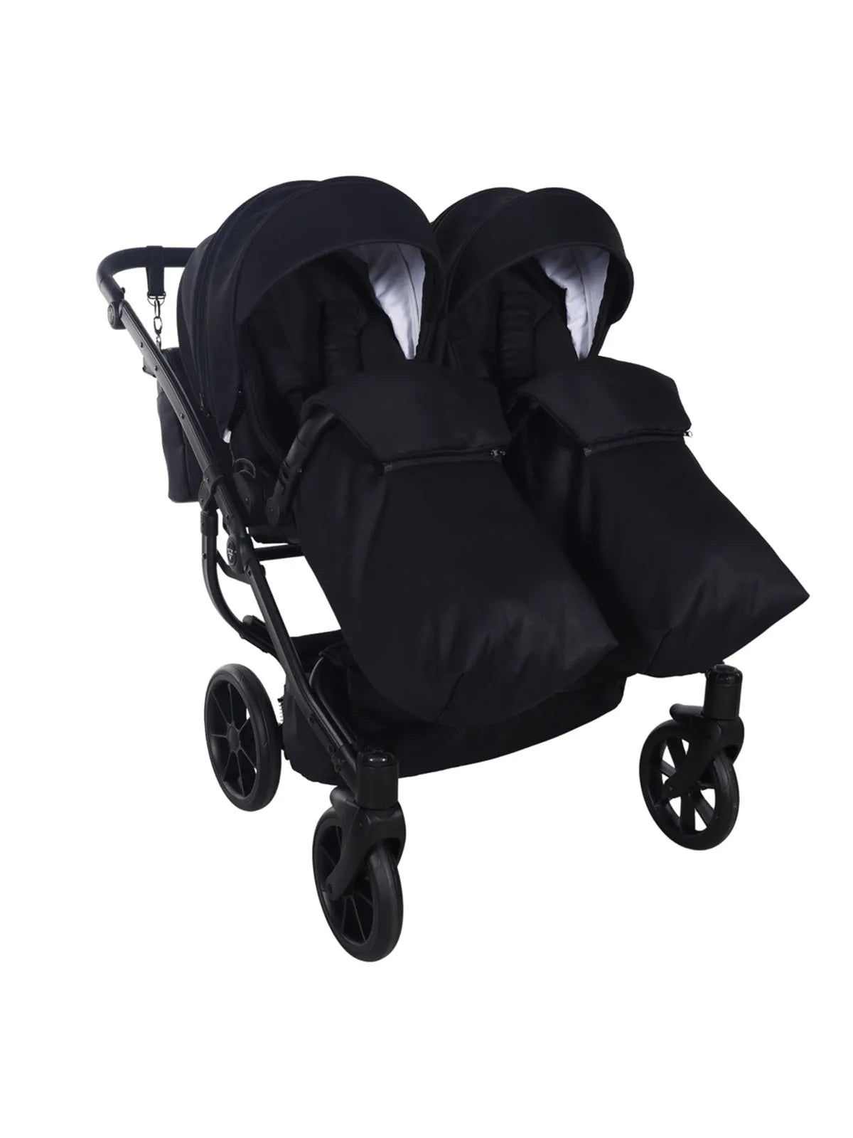 Zwillings-/Geschwisterwagen JUNAMA DUO V4 - Black