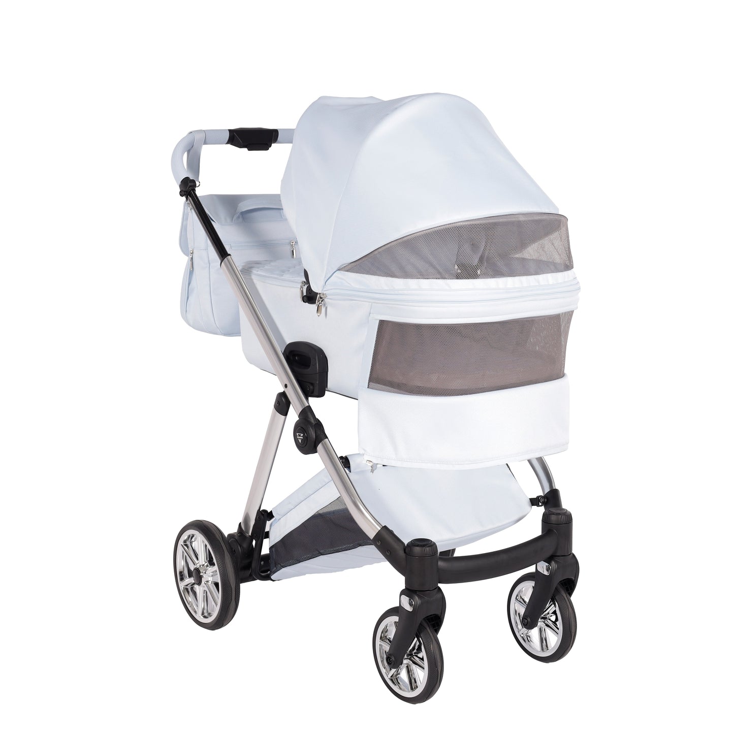 Junama Diamond Ellegante Kombi-Kinderwagen 
 - BABYBLUE
