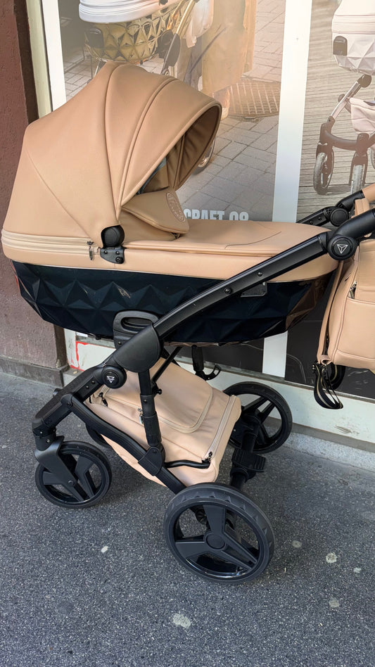 Junama Diamond Handcraft Black Kombi-Kinderwagen - 07