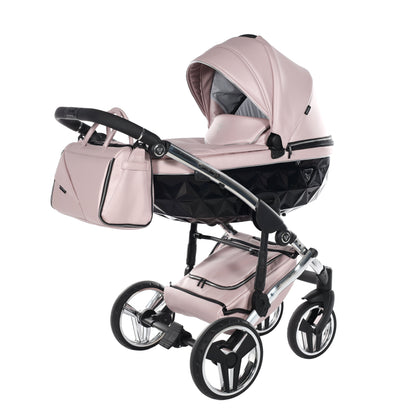 BUNDLE 6: Junama Diamond Fluo Line Kombi-Kinderwagen - - 06“ 3-in-1 SET