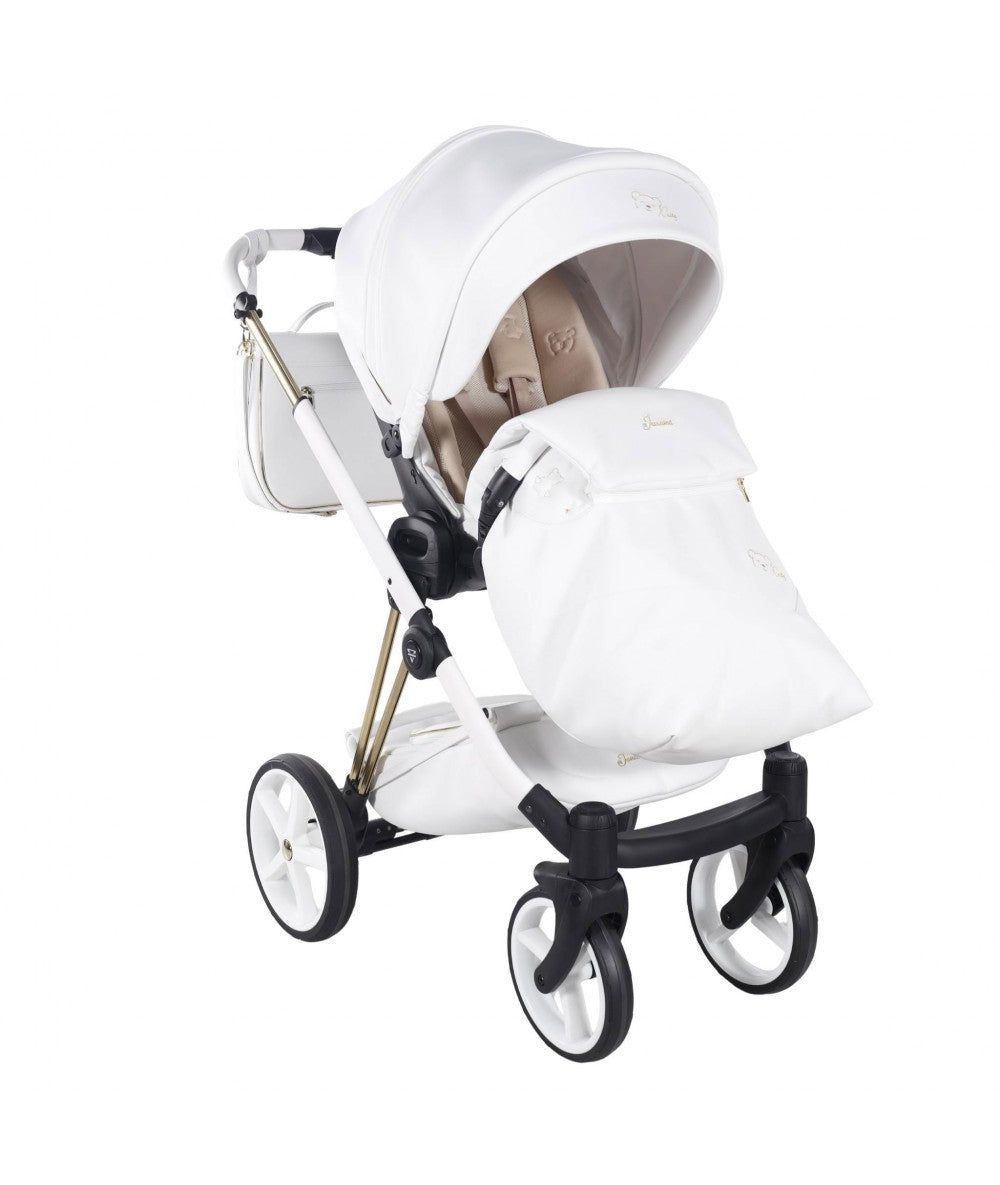 Junama Diamond CUBBY Kombi-Kinderwagen - White Gold