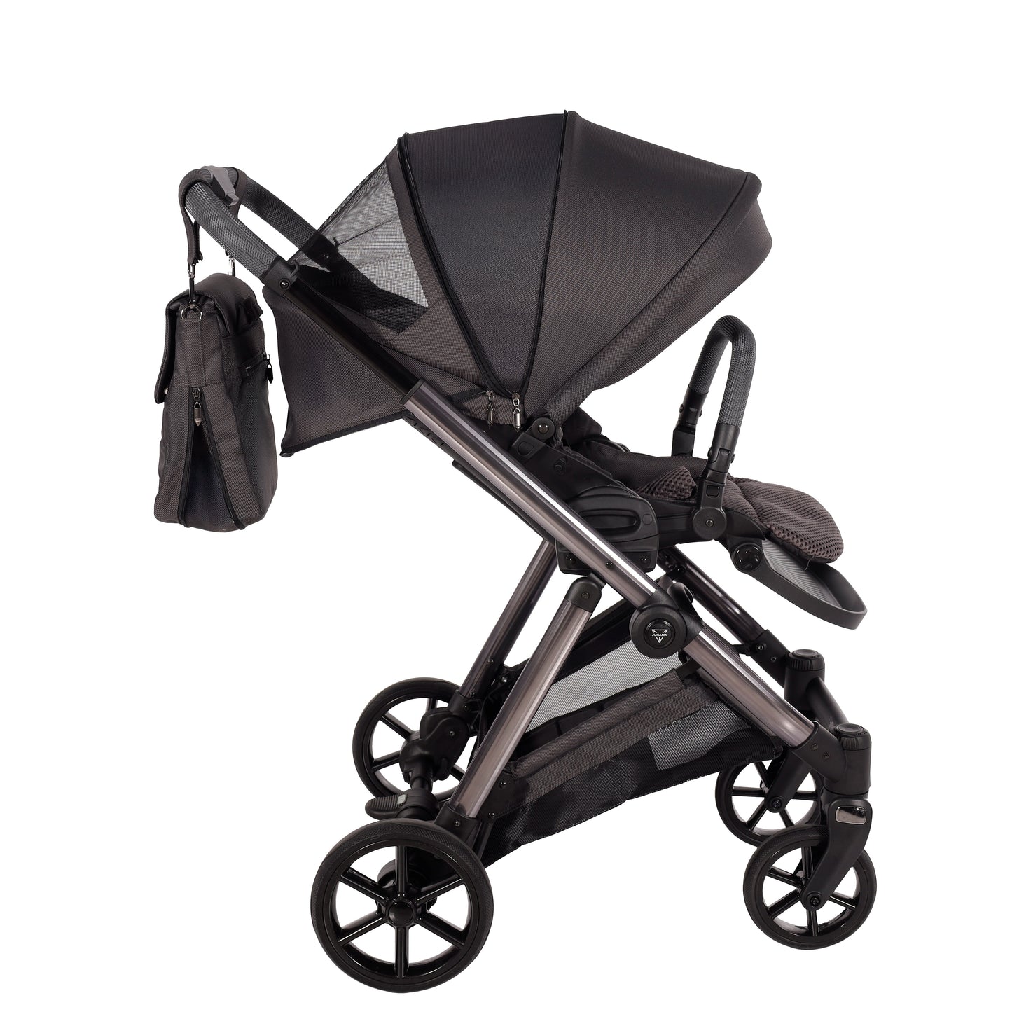 Junama Diamond Ellegante Kombi-Kinderwagen 
 - GRAPHITE