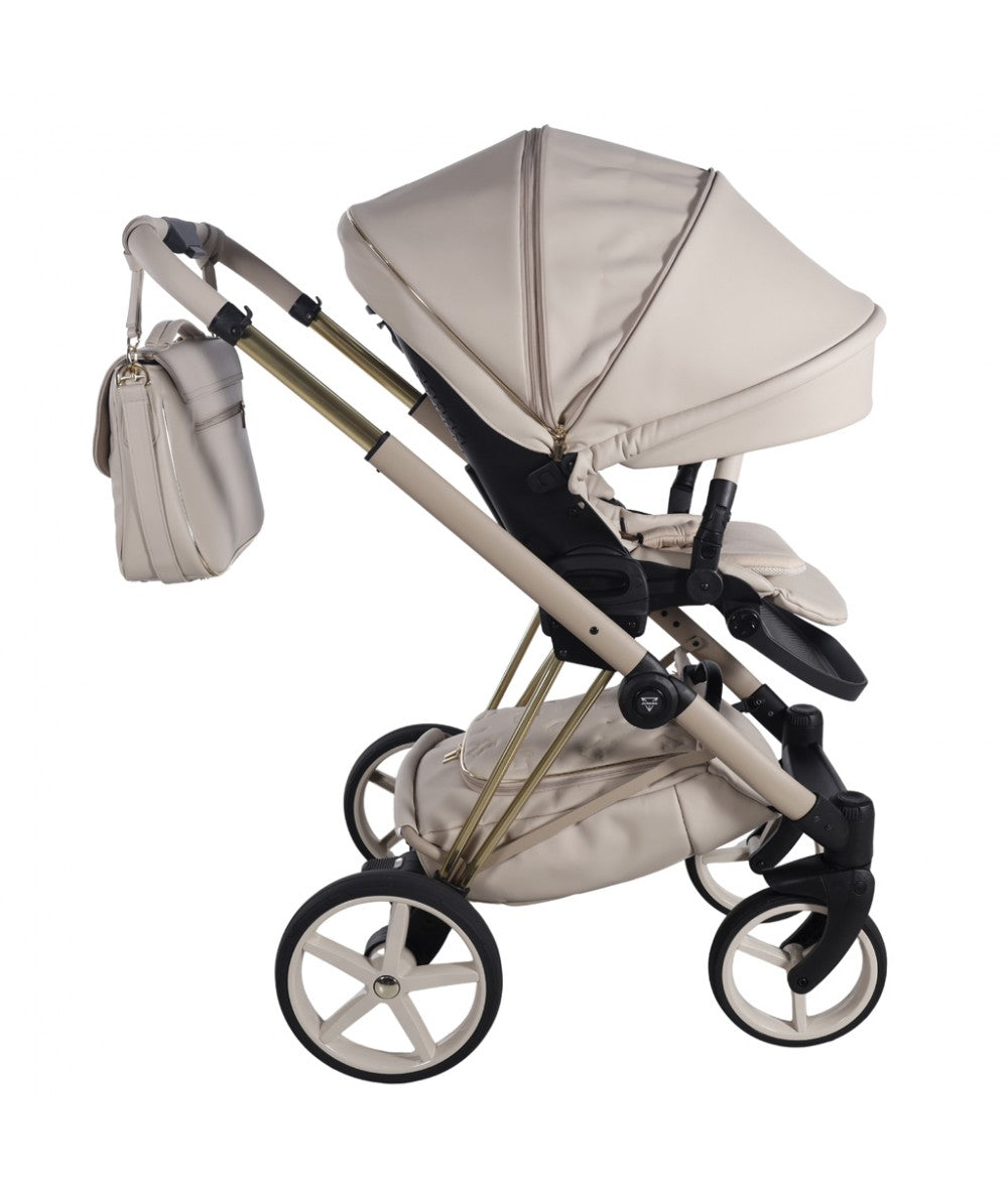 Junama Diamond CUBBY Kombi-Kinderwagen - Beige Gold