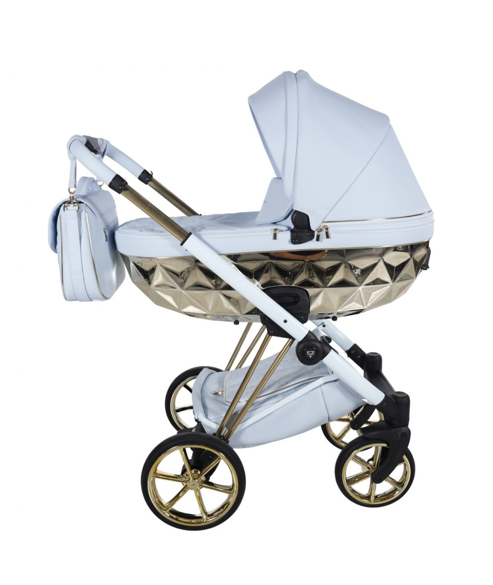 Junama Diamond CUBBY Kombi-Kinderwagen - Blue Gold