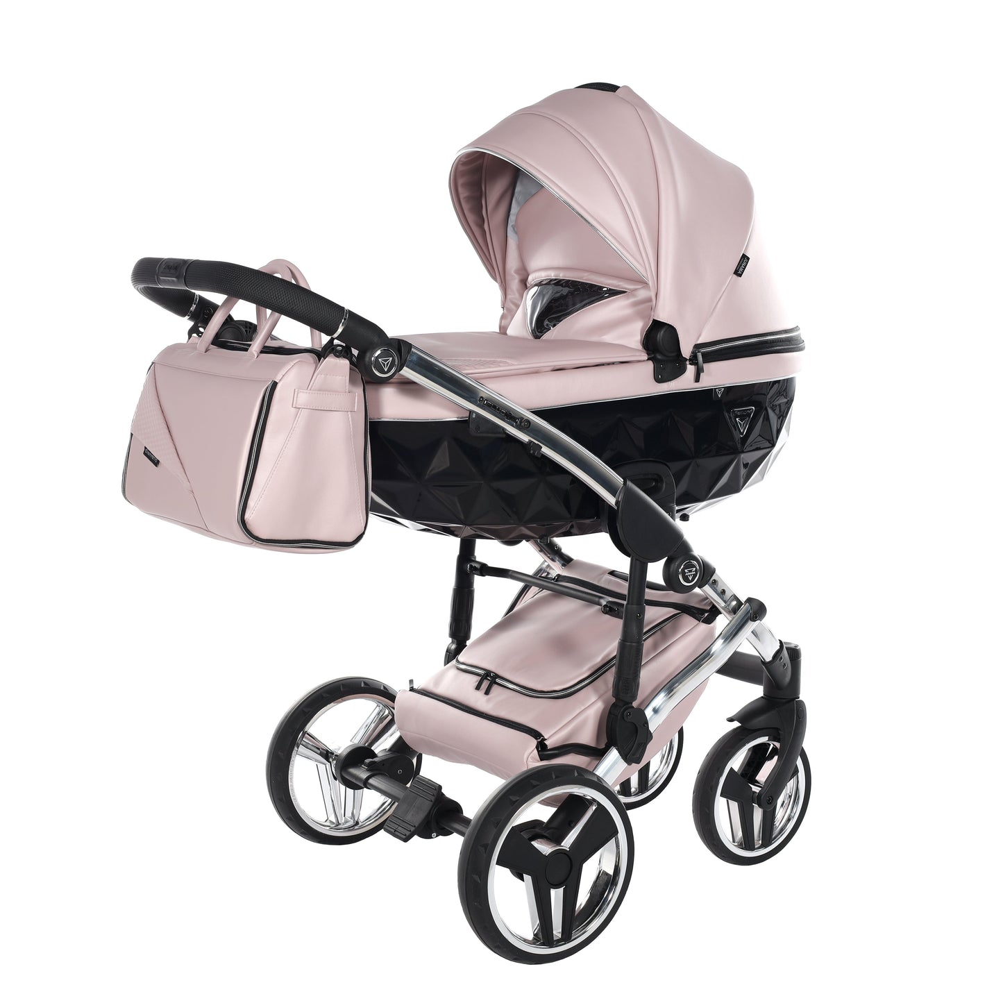 BUNDLE 6: Junama Diamond Fluo Line Kombi-Kinderwagen - - 06“ 3-in-1 SET