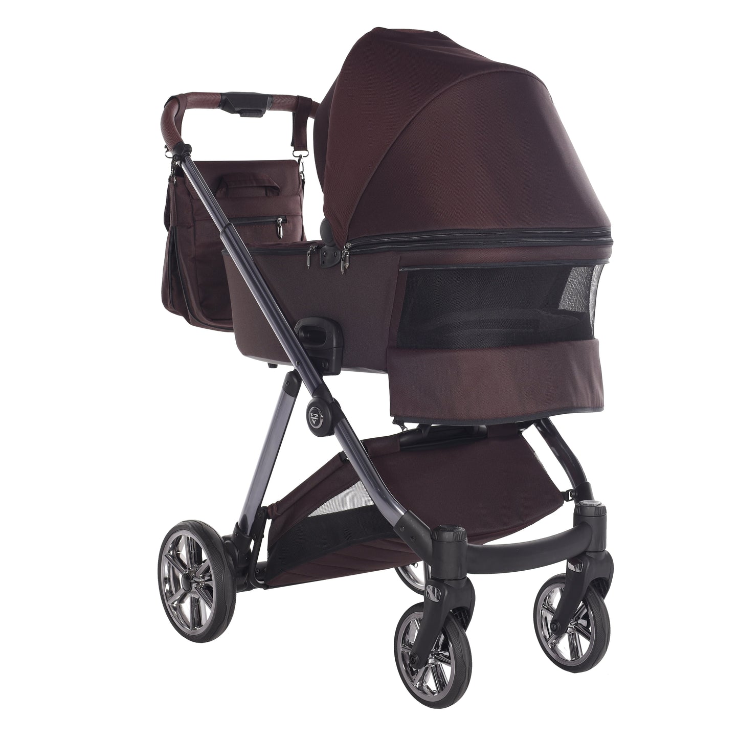Junama Diamond Ellegante Kombi-Kinderwagen 
 - RED