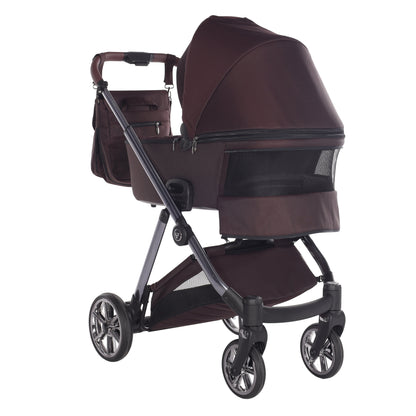 Junama Diamond Ellegante Kombi-Kinderwagen 
 - RED