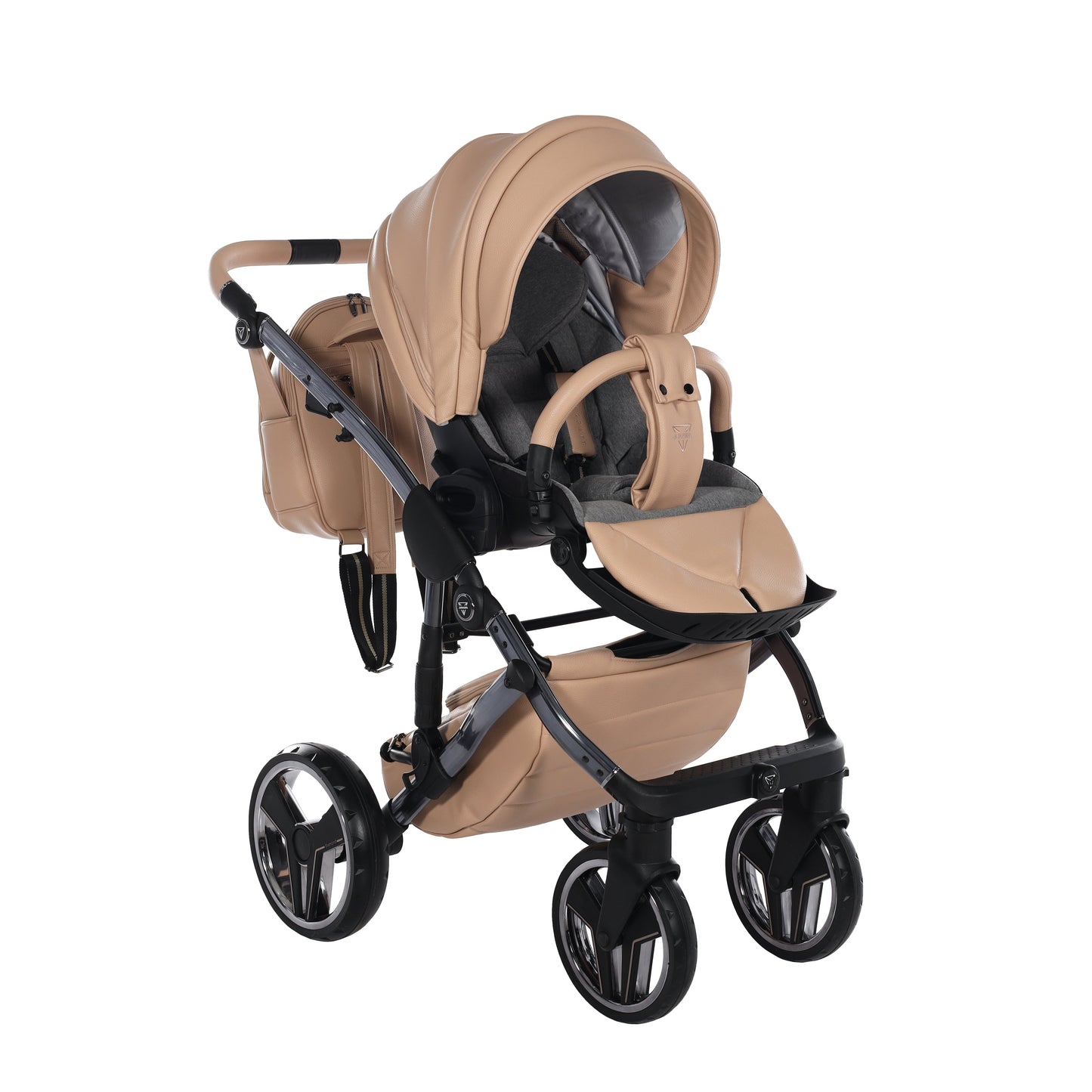 Junama Diamond Handcraft Black Kombi-Kinderwagen - 07
