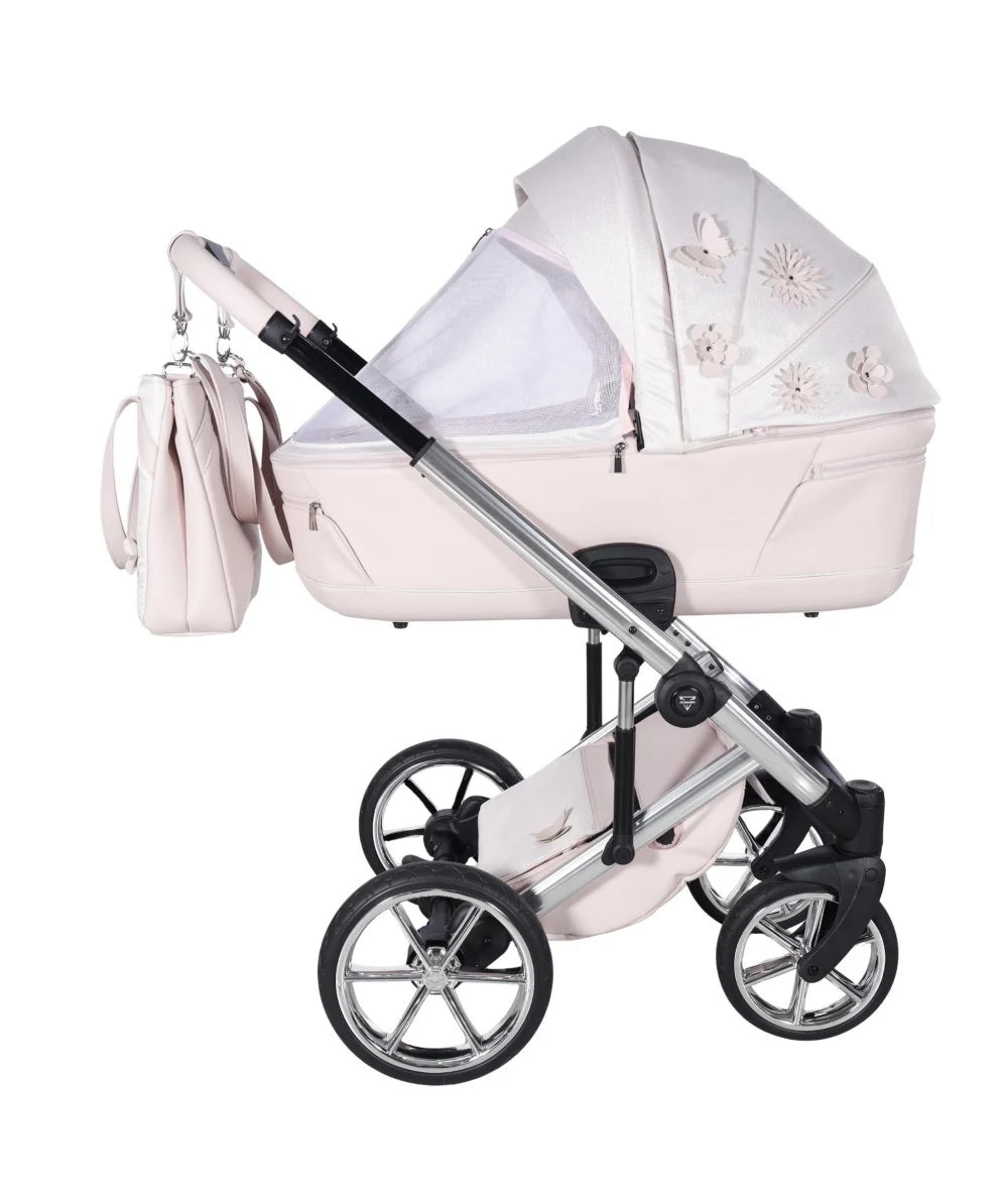 Junama Diamond Le Fleur Kombi-Kinderwagen - Pink