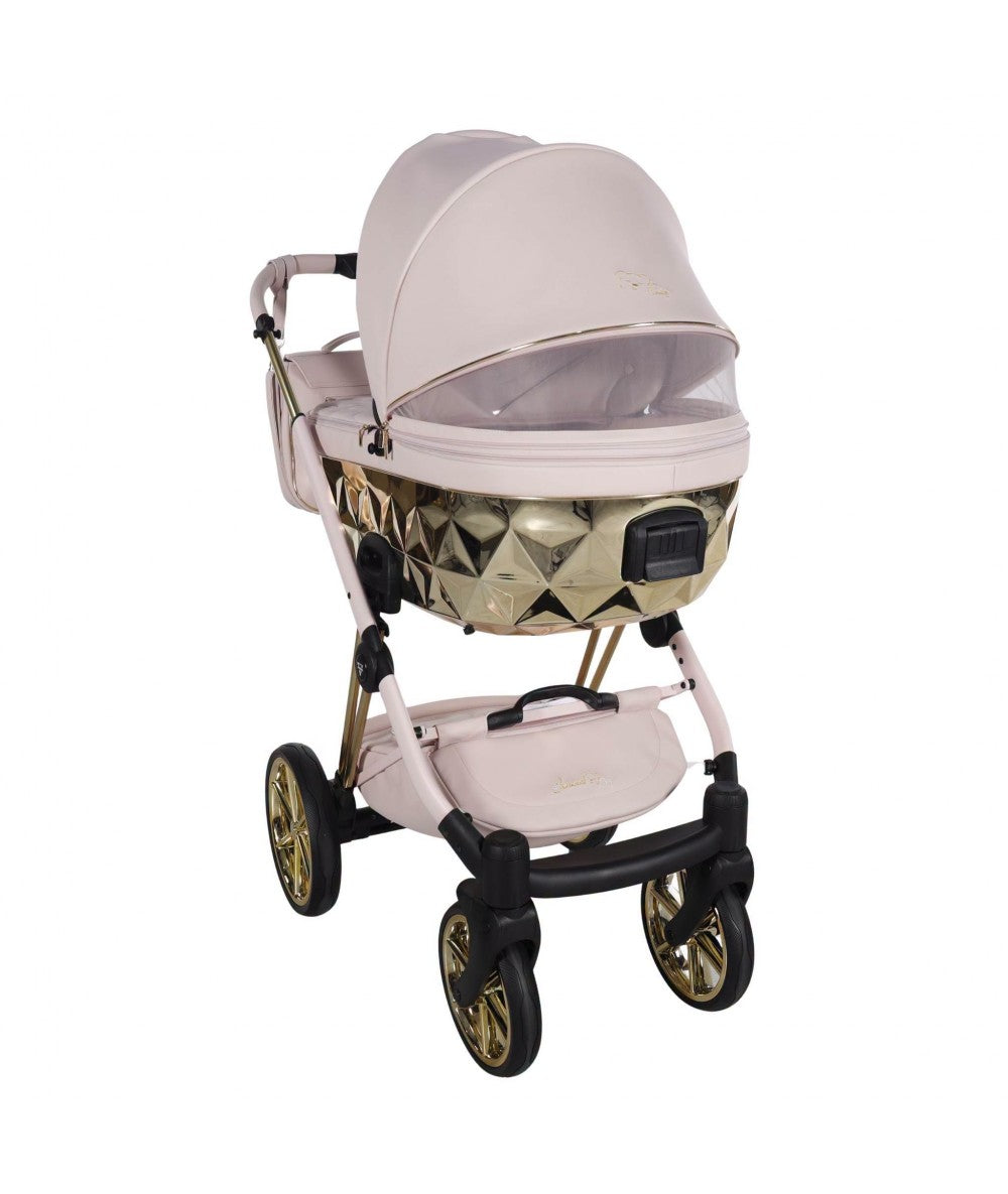 Junama Diamond CUBBY Kombi-Kinderwagen - Pink Gold