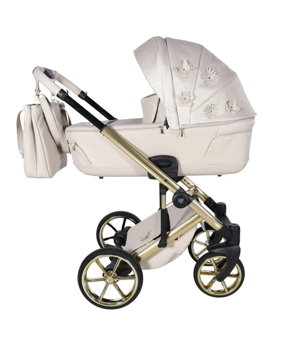 Junama Diamond Le Fleur Kombi-Kinderwagen - Beige