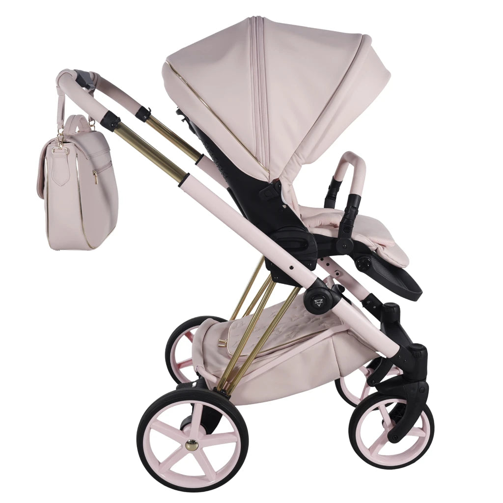 Junama Diamond CUBBY Kombi-Kinderwagen - Pink