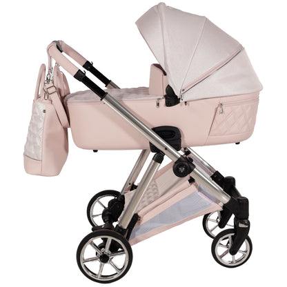 Junama Diamond Ellegante Lamé Kombi-Kinderwagen
 - PINK