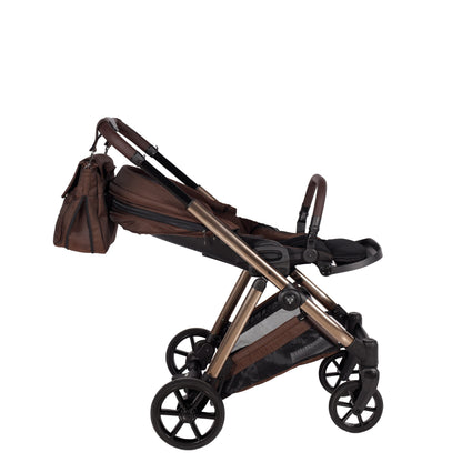 Junama Diamond Ellegante Kombi-Kinderwagen 
 - BROWN