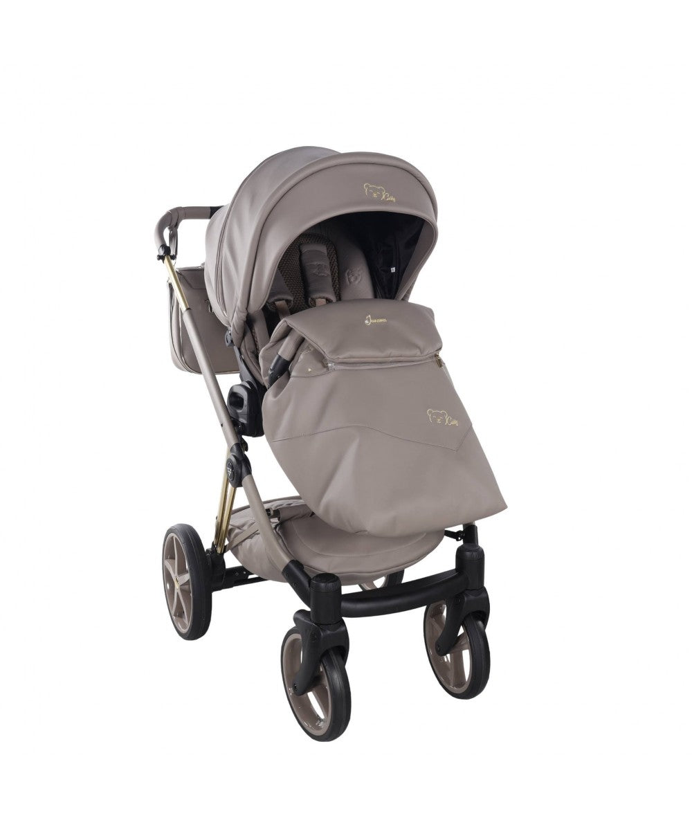 Junama Diamond CUBBY Kombi-Kinderwagen - Cappuccino Gold