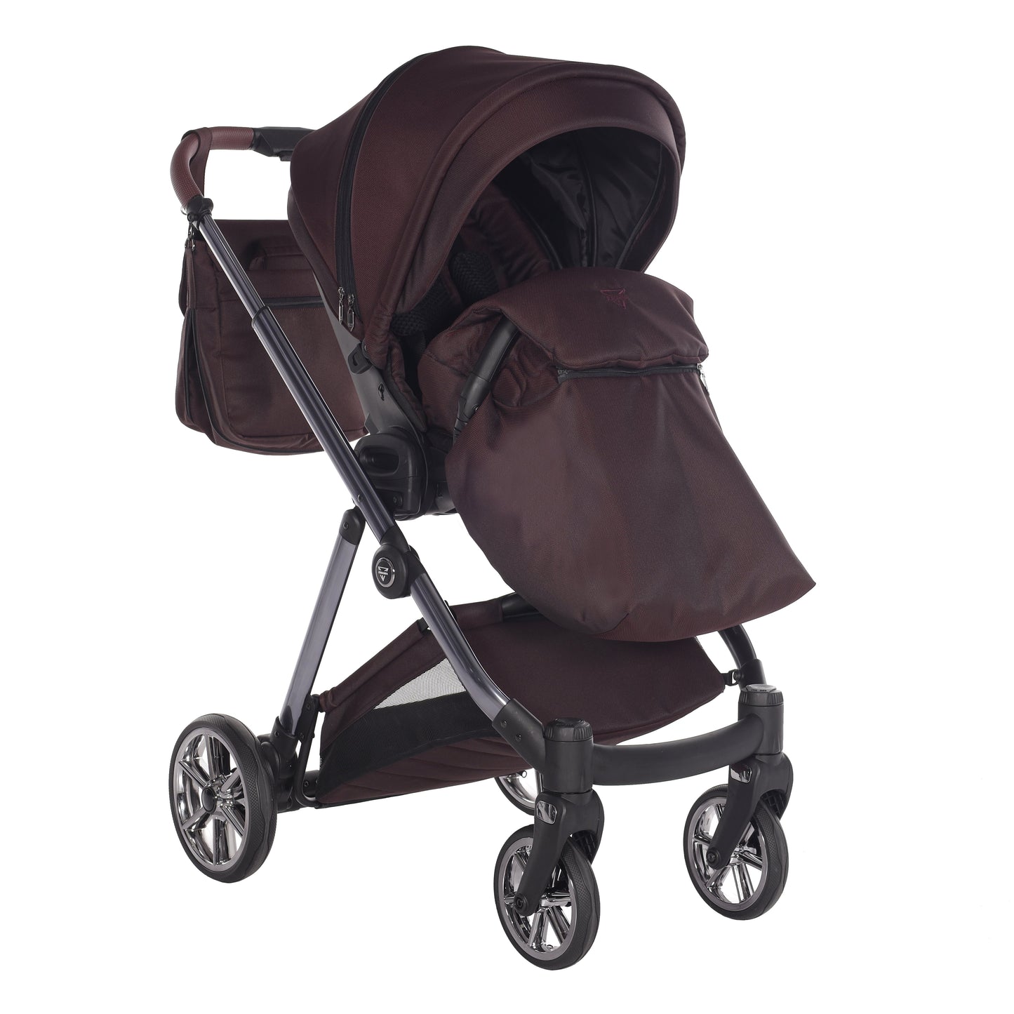 Junama Diamond Ellegante Kombi-Kinderwagen 
 - RED