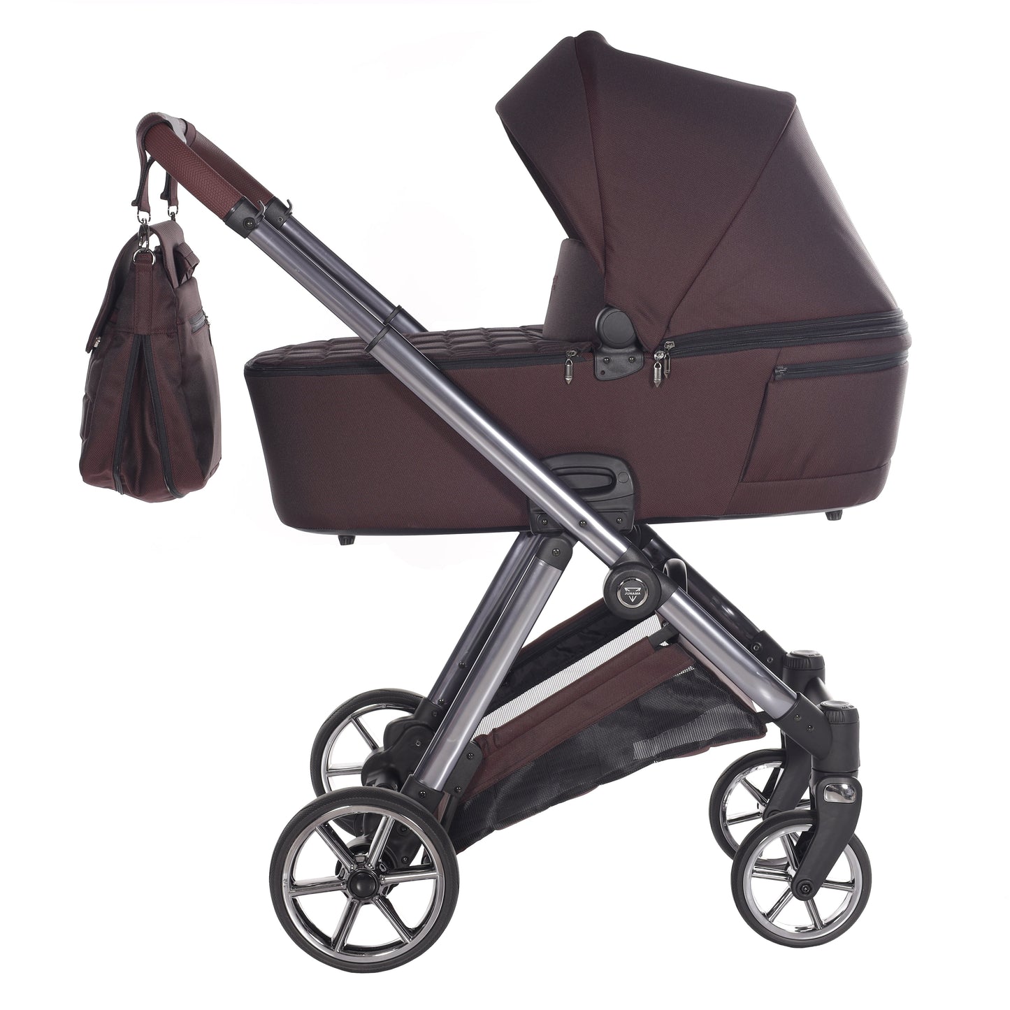 Junama Diamond Ellegante Kombi-Kinderwagen 
 - RED