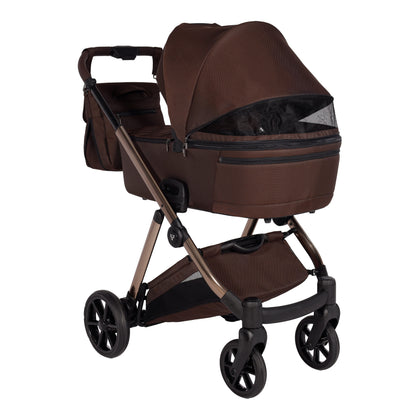Junama Diamond Ellegante Kombi-Kinderwagen 
 - BROWN