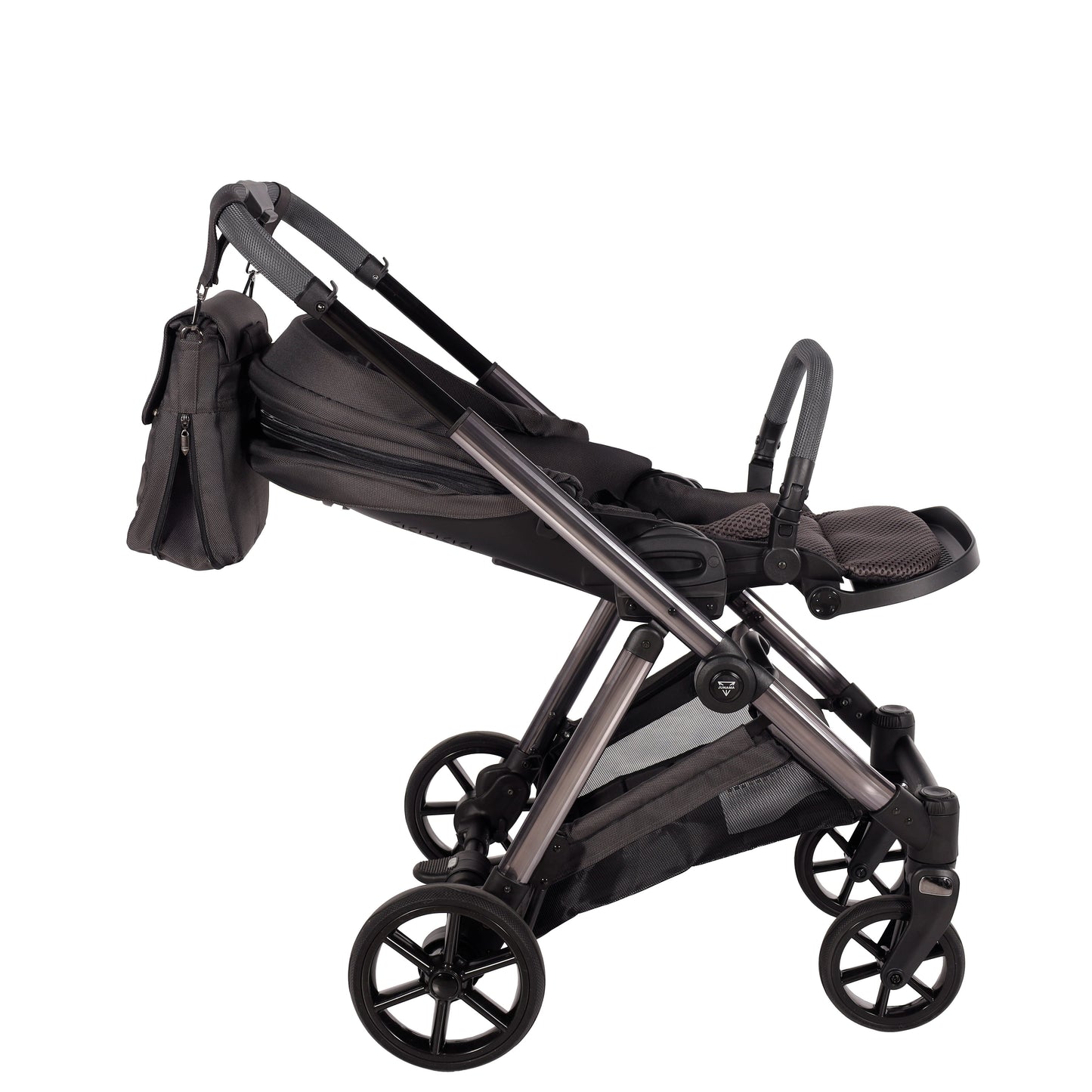 Junama Diamond Ellegante Kombi-Kinderwagen 
 - GRAPHITE