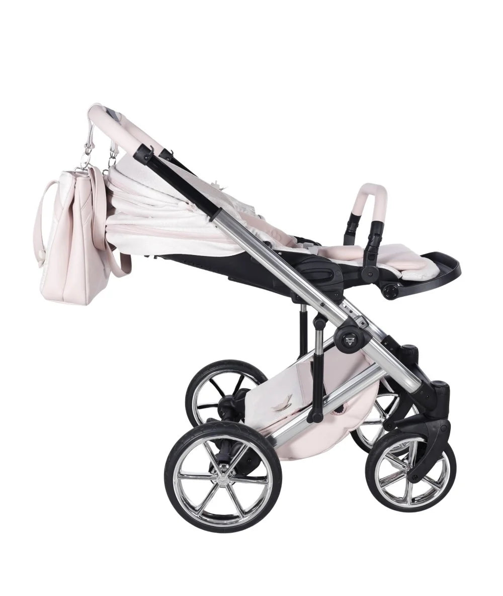 Junama Diamond Le Fleur Kombi-Kinderwagen - Pink