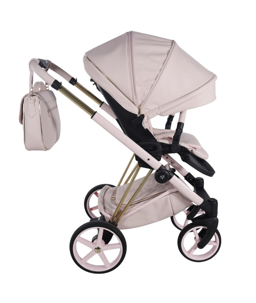 Junama Diamond CUBBY Kombi-Kinderwagen - Pink Gold