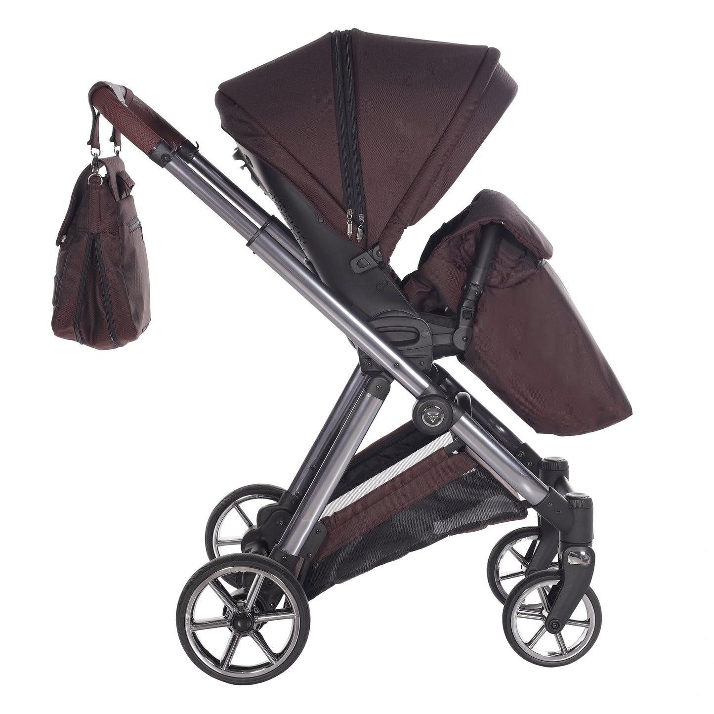 Junama Diamond Ellegante Kombi-Kinderwagen 
 - RED