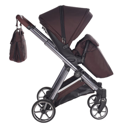 Junama Diamond Ellegante Kombi-Kinderwagen 
 - RED