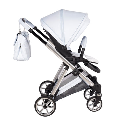 Junama Diamond Ellegante Kombi-Kinderwagen 
 - BABYBLUE