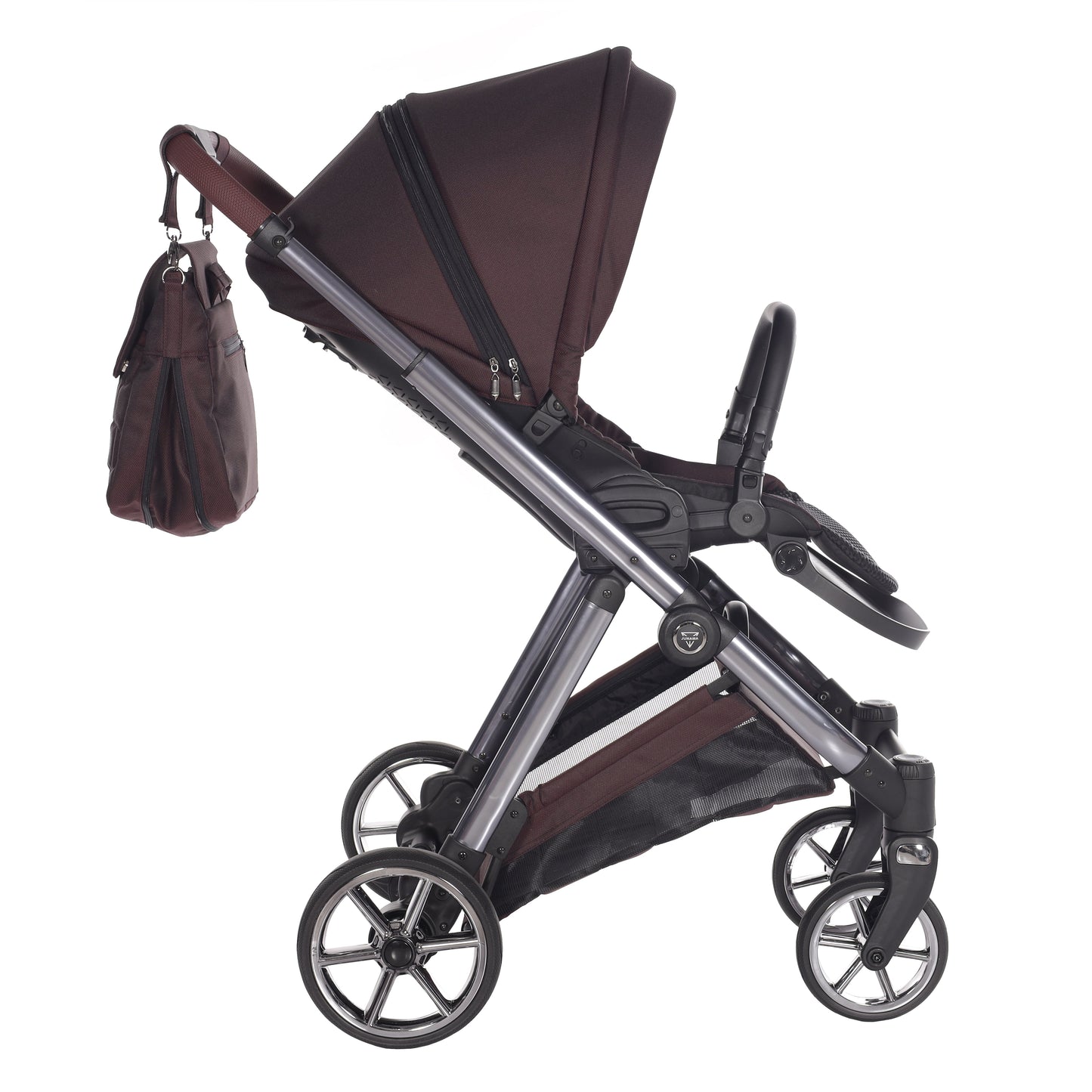 Junama Diamond Ellegante Kombi-Kinderwagen 
 - RED