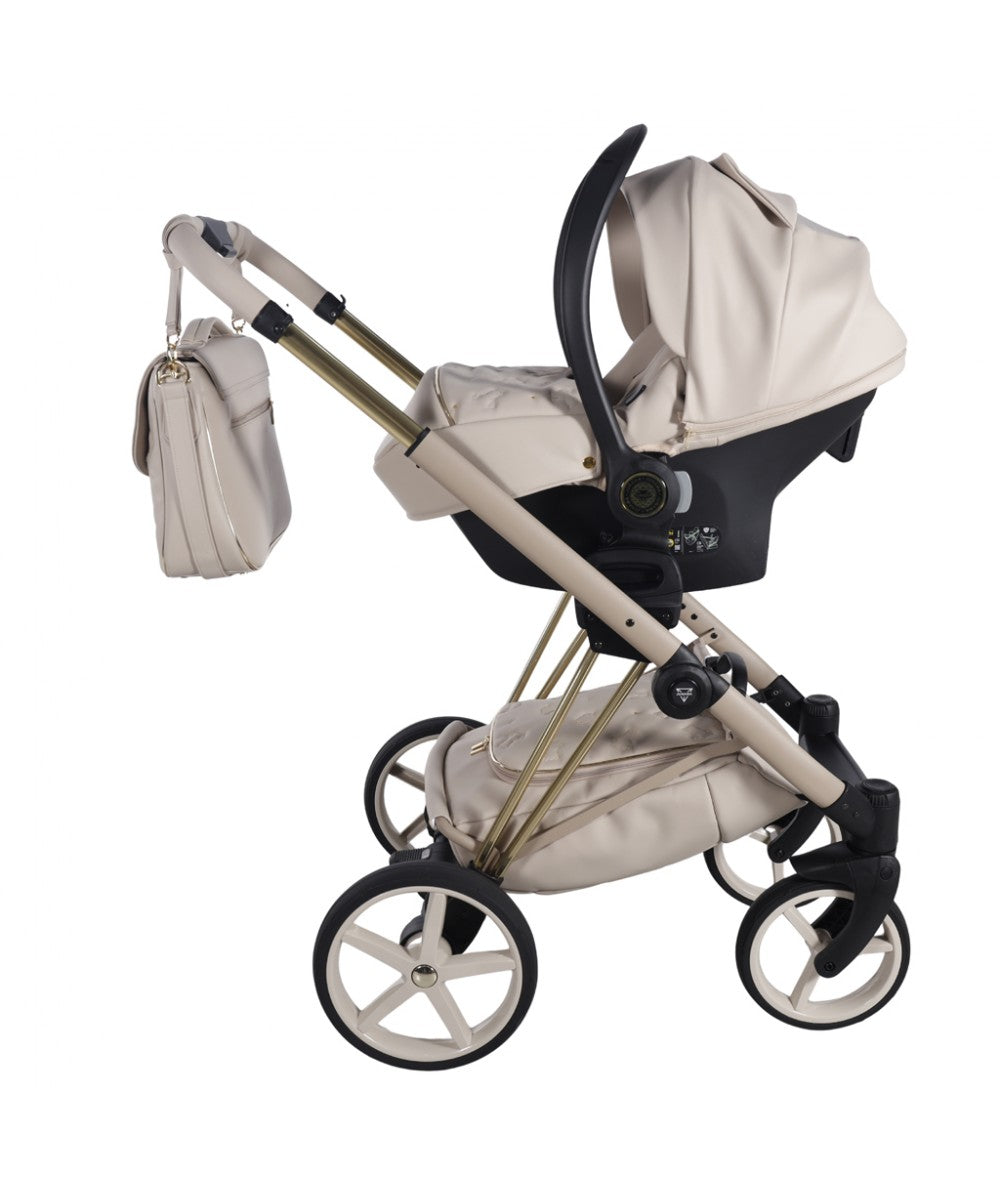 Junama Diamond CUBBY Kombi-Kinderwagen - Beige Gold