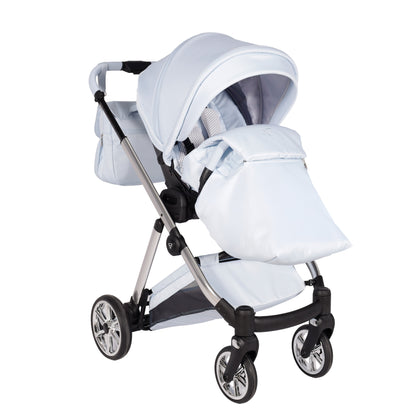 Junama Diamond Ellegante Kombi-Kinderwagen 
 - BABYBLUE