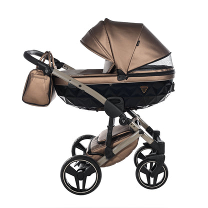BUNDLE 3: Junama Diamond Fluo Line Kombi-Kinderwagen - - 03“ 3-in-1 SET