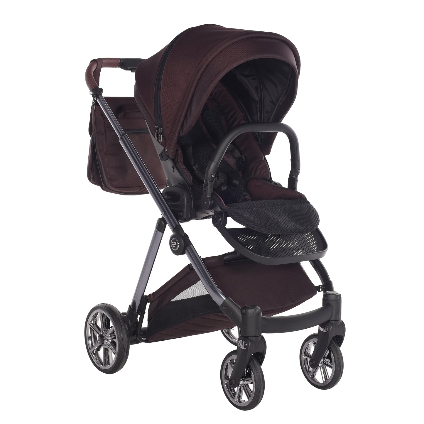Junama Diamond Ellegante Kombi-Kinderwagen 
 - RED