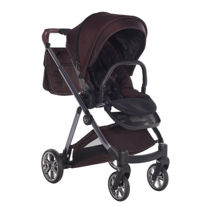 Junama Diamond Ellegante Kombi-Kinderwagen 
 - RED