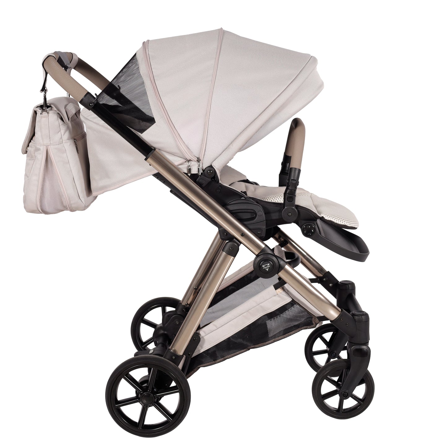 Junama Diamond Ellegante Kombi-Kinderwagen 
 - BEIGE