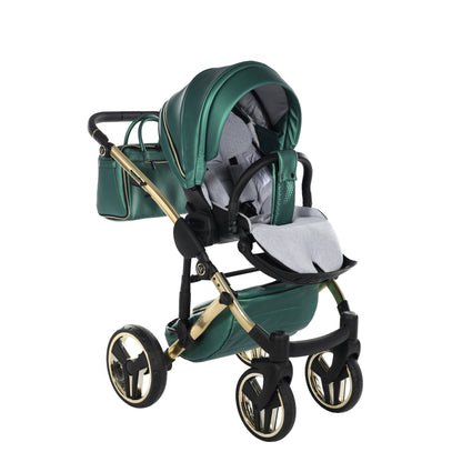 BUNDLE 2: Junama Diamond Fluo Line Kombi-Kinderwagen - - 02“ 3-in-1 SET
