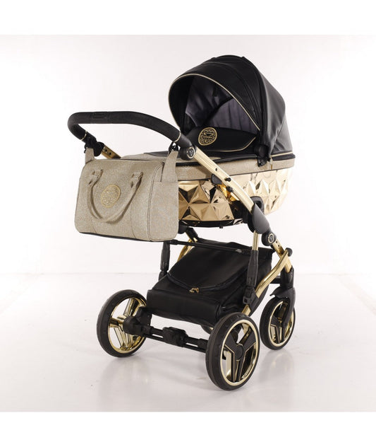 Junama Diamond Handcraft Glitter Kombi-Kinderwagen - 05
