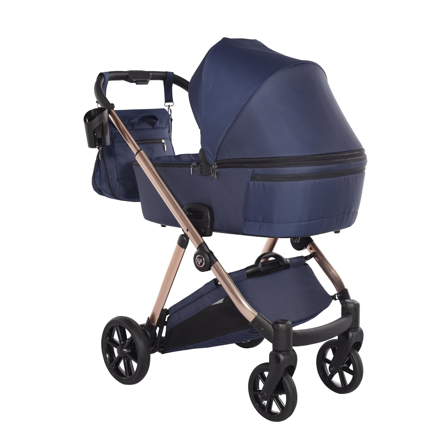 Junama Diamond Ellegante Kombi-Kinderwagen 
 - BLUE