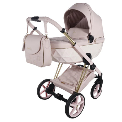 Junama Diamond CUBBY Kombi-Kinderwagen - Pink