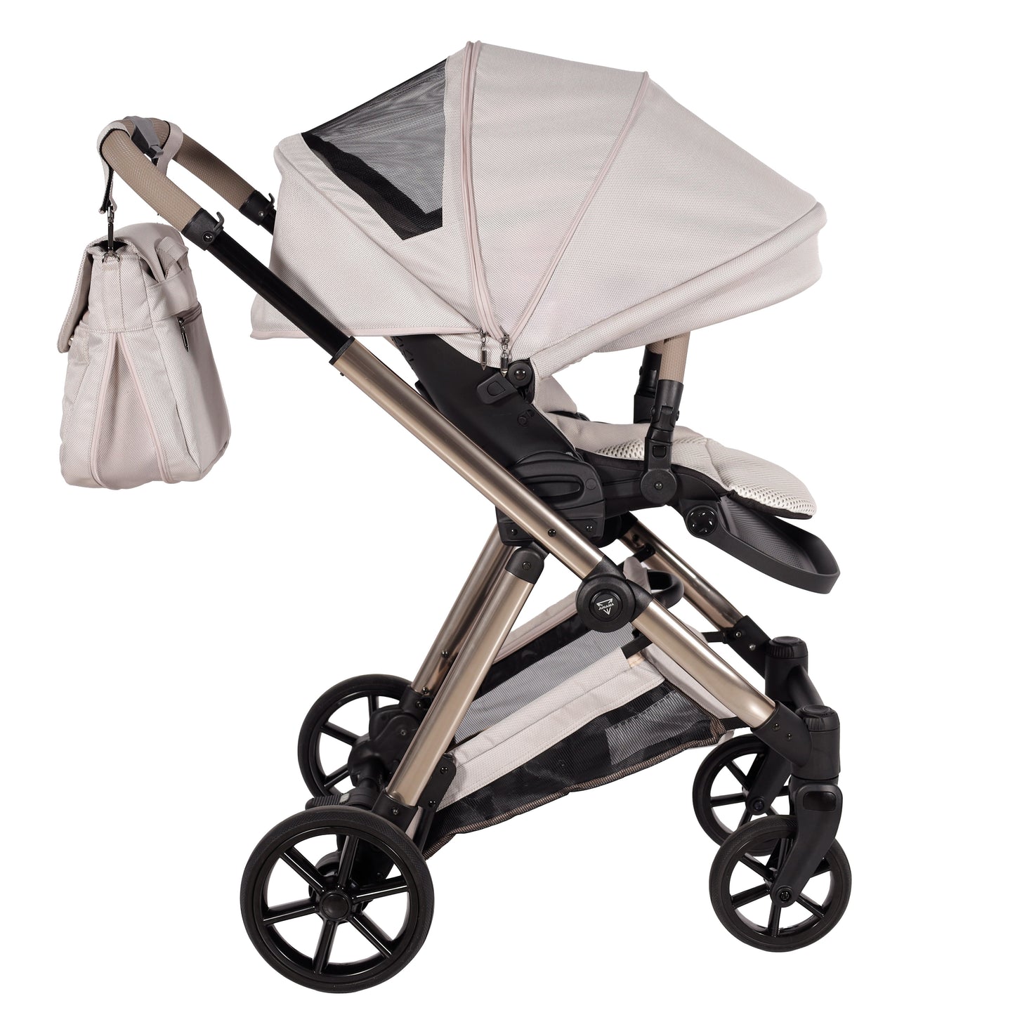 Junama Diamond Ellegante Kombi-Kinderwagen 
 - BEIGE