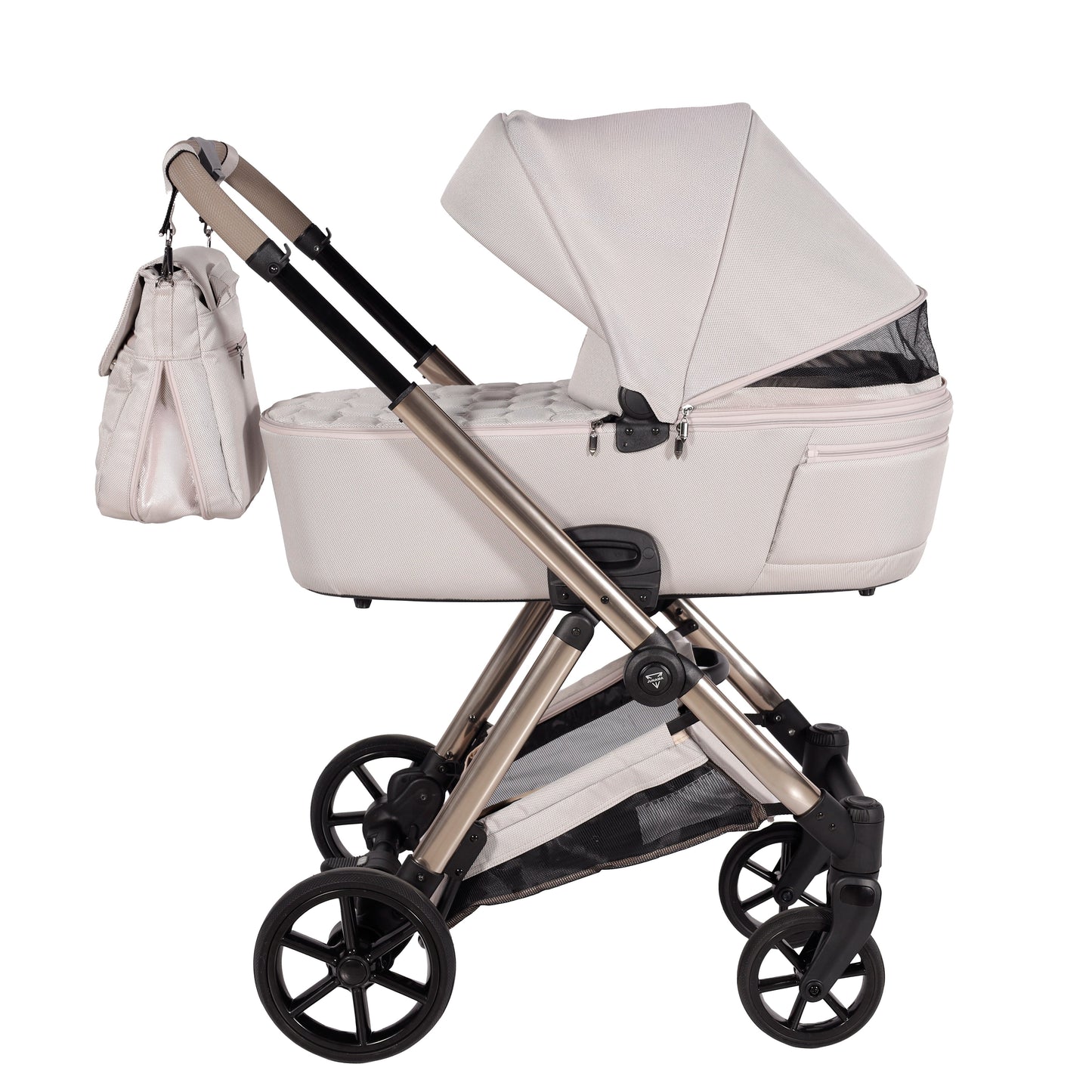 Junama Diamond Ellegante Kombi-Kinderwagen 
 - BEIGE