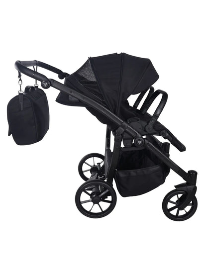 Zwillings-/Geschwisterwagen JUNAMA DUO V4 - Black