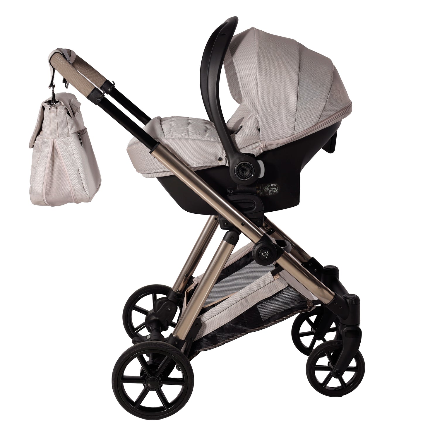 Junama Diamond Ellegante Kombi-Kinderwagen 
 - BEIGE