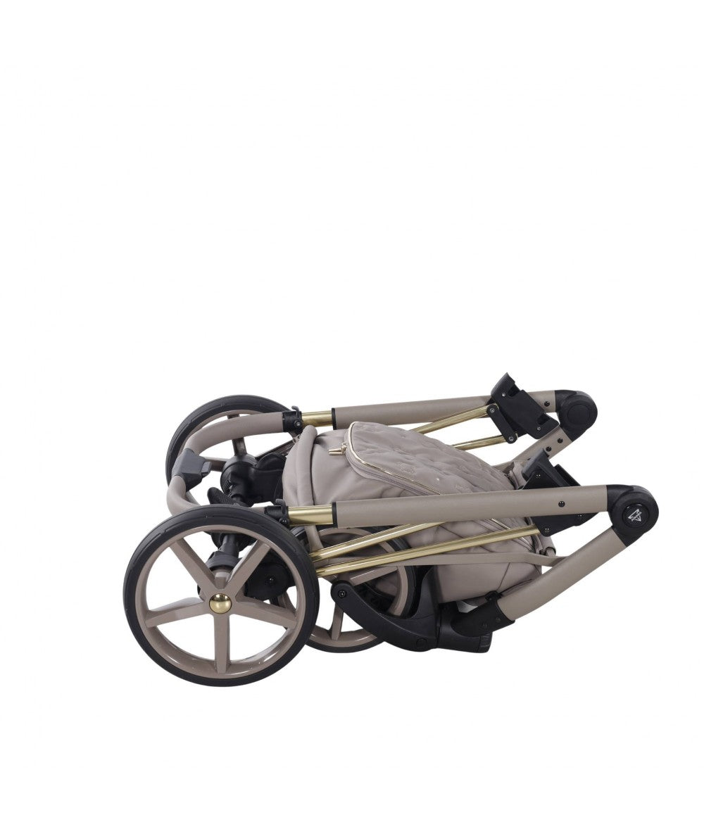 Junama Diamond CUBBY Kombi-Kinderwagen - Cappuccino