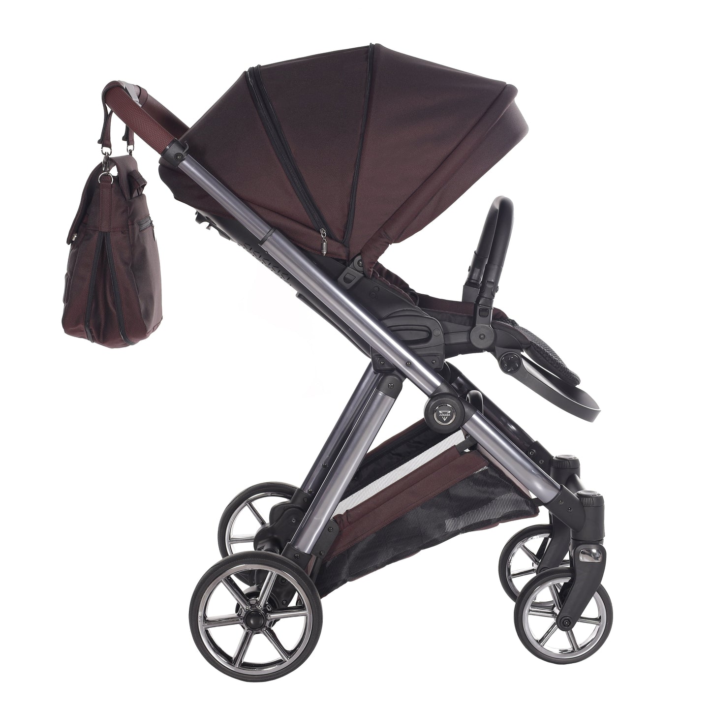 Junama Diamond Ellegante Kombi-Kinderwagen 
 - RED
