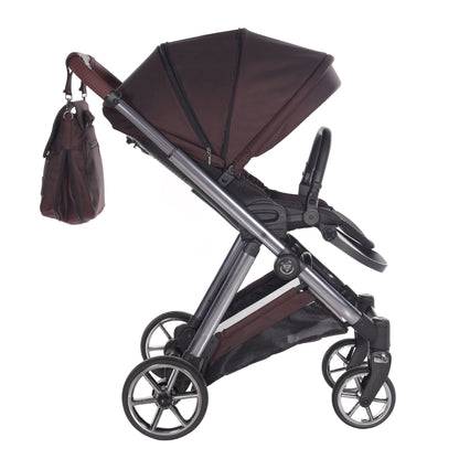 Junama Diamond Ellegante Kombi-Kinderwagen 
 - RED