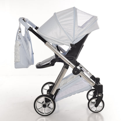 Junama Diamond Ellegante Lamé Kombi-Kinderwagen
- BABYBLUE