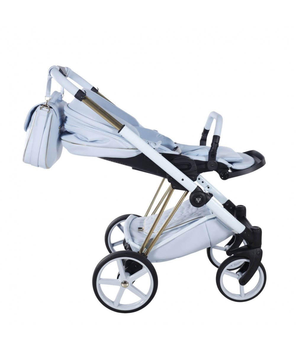 Junama Diamond CUBBY Kombi-Kinderwagen - Blue Gold