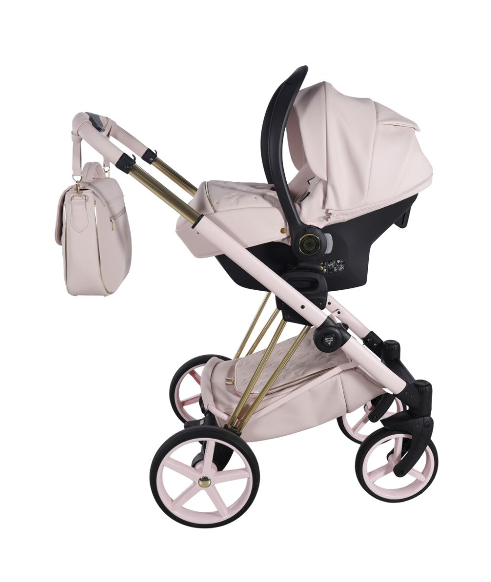 Junama Diamond CUBBY Kombi-Kinderwagen - Pink Gold